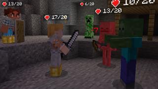 Screenshot of the Minecraft Bedrock Marketplace product Health Bars Add-On created by Oreville Studios.