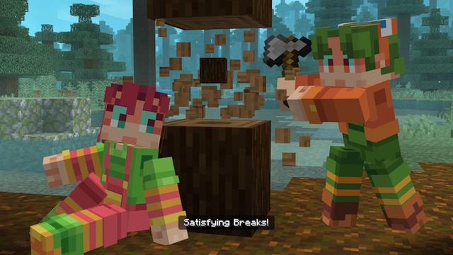 Screenshot of the Minecraft Bedrock Marketplace product Super Satisfying Sounds created by Oreville Studios.