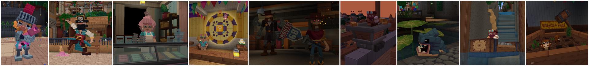 Panorama of the Minecraft Bedrock Marketplace product The Theme Park created by Oreville Studios.