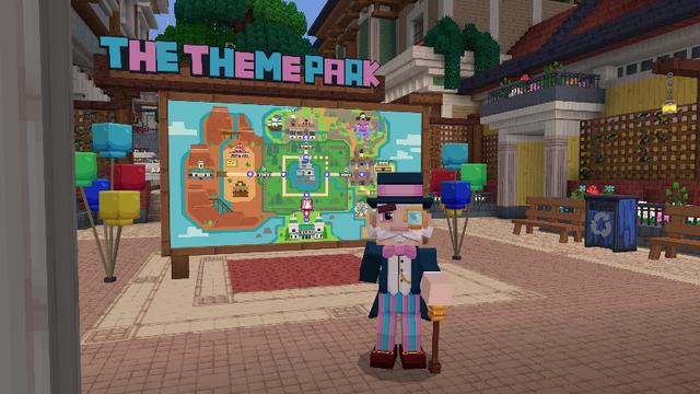 Screenshot of the Minecraft Bedrock Marketplace product The Theme Park created by Oreville Studios.