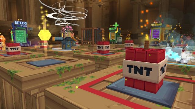 Screenshot of the Minecraft Bedrock Marketplace product TNT Arena created by Oreville Studios.
