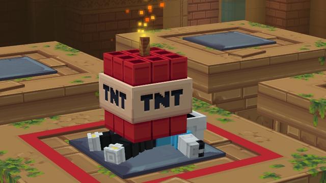Screenshot of the Minecraft Bedrock Marketplace product TNT Arena created by Oreville Studios.