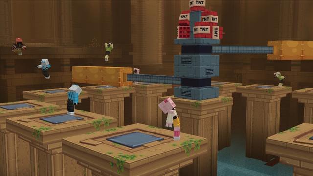 Screenshot of the Minecraft Bedrock Marketplace product TNT Arena created by Oreville Studios.