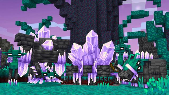 Screenshot of the Minecraft Bedrock Marketplace product Alien Dimension created by Overtales Studio.