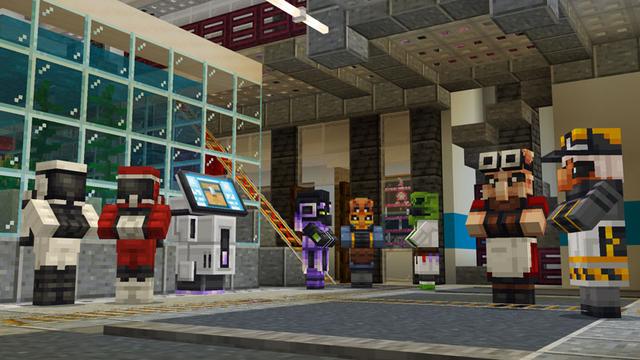 Screenshot of the Minecraft Bedrock Marketplace product Alien Dimension created by Overtales Studio.