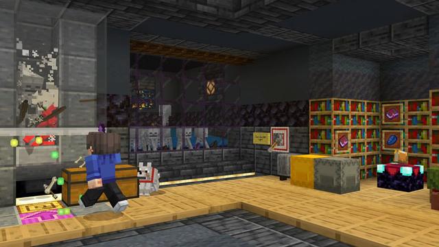 Screenshot of the Minecraft Bedrock Marketplace product Black Modern House created by Overtales Studio.