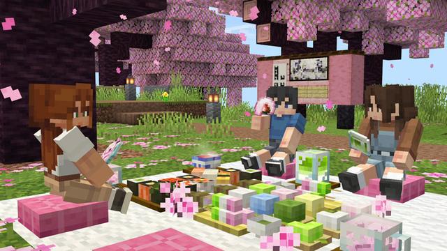 Screenshot of the Minecraft Bedrock Marketplace product Celebration Food Add-On created by Overtales Studio.