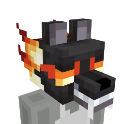 Thumbnail of the Minecraft Bedrock Marketplace product Dark hound head created by Overtales Studio.
