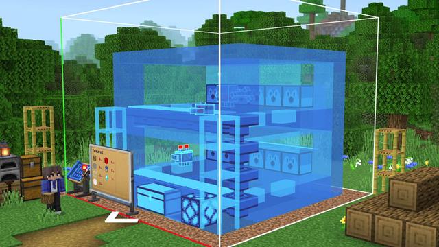 Screenshot of the Minecraft Bedrock Marketplace product Easy Redstone Add-On created by Overtales Studio.