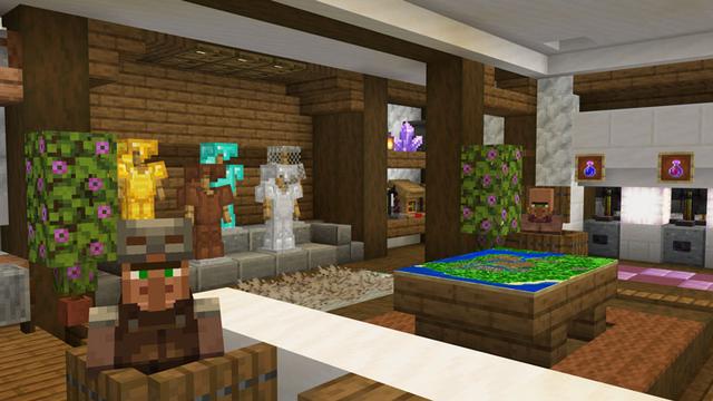 Screenshot of the Minecraft Bedrock Marketplace product Lanna Modern House created by Overtales Studio.