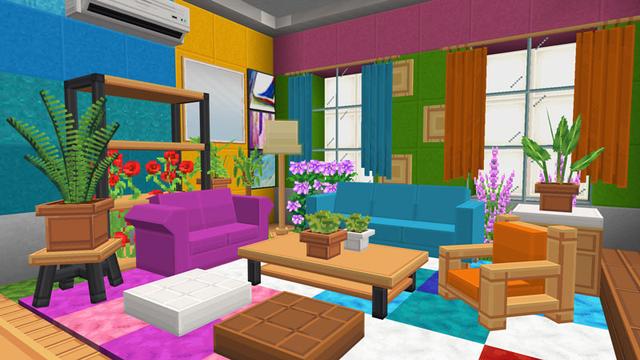 Screenshot of the Minecraft Bedrock Marketplace product Minimal Furniture created by Overtales Studio.