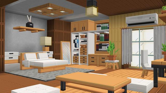 Screenshot of the Minecraft Bedrock Marketplace product Minimal Furniture created by Overtales Studio.