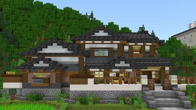 Screenshot of the Minecraft Bedrock Marketplace product Ciudad moderna created by Overtales Studio.