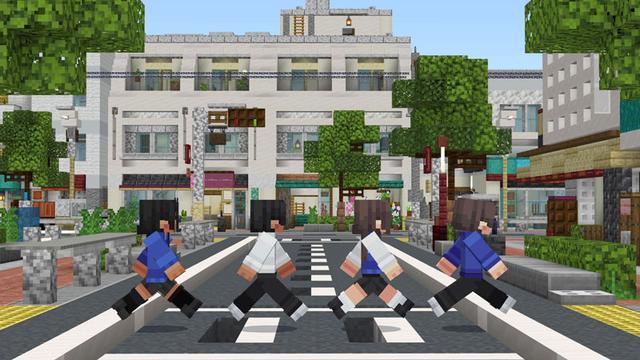 Screenshot of the Minecraft Bedrock Marketplace product Ciudad moderna created by Overtales Studio.