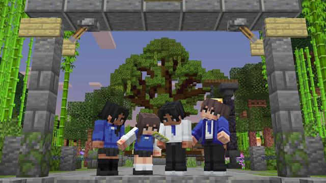 Screenshot of the Minecraft Bedrock Marketplace product Ciudad moderna created by Overtales Studio.