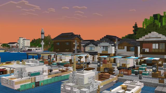 Screenshot of the Minecraft Bedrock Marketplace product Ciudad moderna created by Overtales Studio.