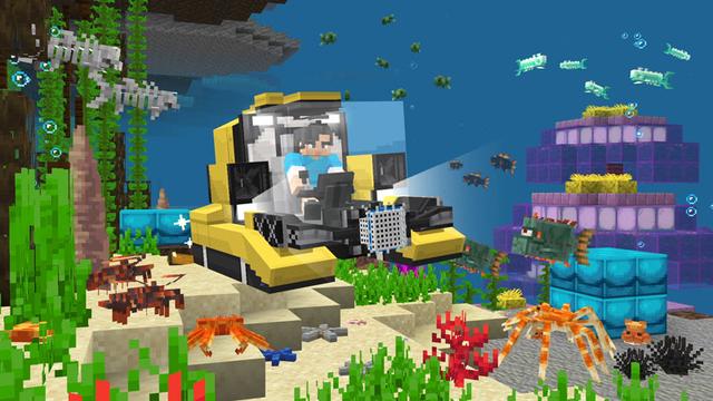 Screenshot of the Minecraft Bedrock Marketplace product Ocean Expansion created by Overtales Studio.