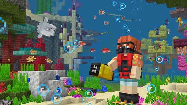 Screenshot of the Minecraft Bedrock Marketplace product Ocean Expansion created by Overtales Studio.
