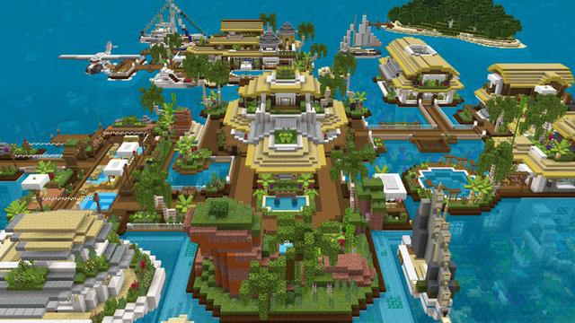 Screenshot of the Minecraft Bedrock Marketplace product Ocean Expansion created by Overtales Studio.