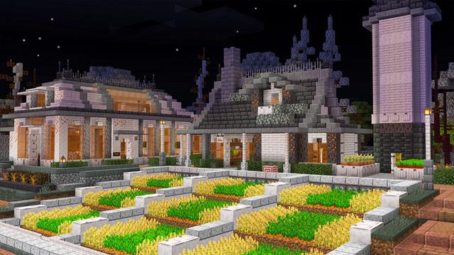 Screenshot of the Minecraft Bedrock Marketplace product Pale Garden House created by Overtales Studio.