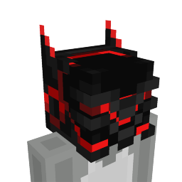 Thumbnail of the Minecraft Bedrock Marketplace product Red Cyber Helmet created by Overtales Studio.