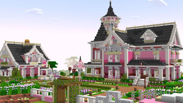 Screenshot of the Minecraft Bedrock Marketplace product Sweet Cute House created by Overtales Studio.
