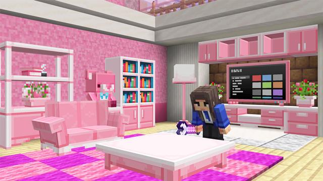 Screenshot of the Minecraft Bedrock Marketplace product Sweet Cute House created by Overtales Studio.