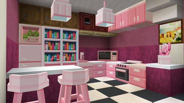 Screenshot of the Minecraft Bedrock Marketplace product Sweet Cute House created by Overtales Studio.