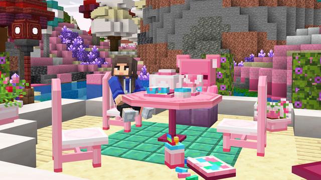 Screenshot of the Minecraft Bedrock Marketplace product Sweet Cute House created by Overtales Studio.