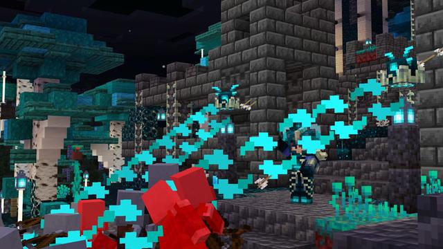 Screenshot of the Minecraft Bedrock Marketplace product Warden House created by Overtales Studio.