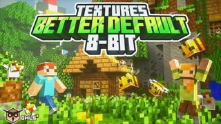Thumbnail of the Minecraft Bedrock Marketplace product 8-bit Better Default Textures created by Owls Cubed.