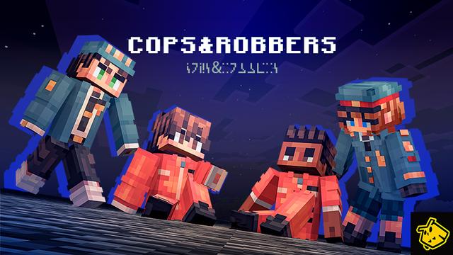 Thumbnail of the Minecraft Bedrock Marketplace product Cops&Robbers created by Owls Cubed.