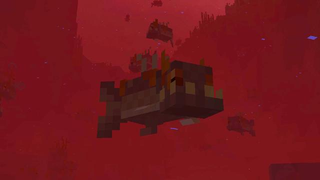 Screenshot of the Minecraft Bedrock Marketplace product Crimson Moon created by Owls Cubed.