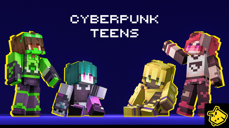 Cyberpunk Teens by Owls Cubed | CHUNK - Minecraft Bedrock Marketplace ...