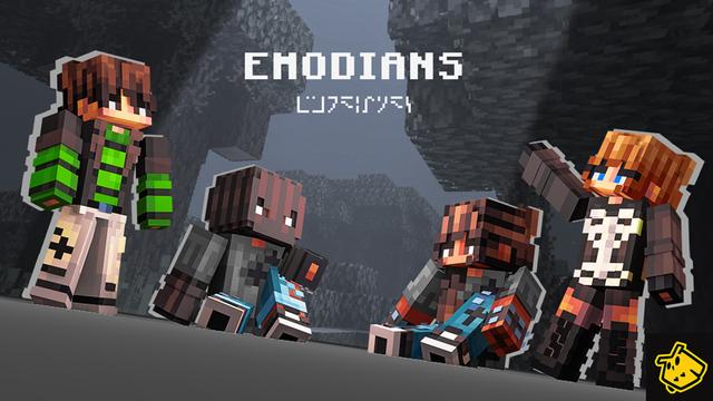 Thumbnail of the Minecraft Bedrock Marketplace product Emodians created by Owls Cubed.