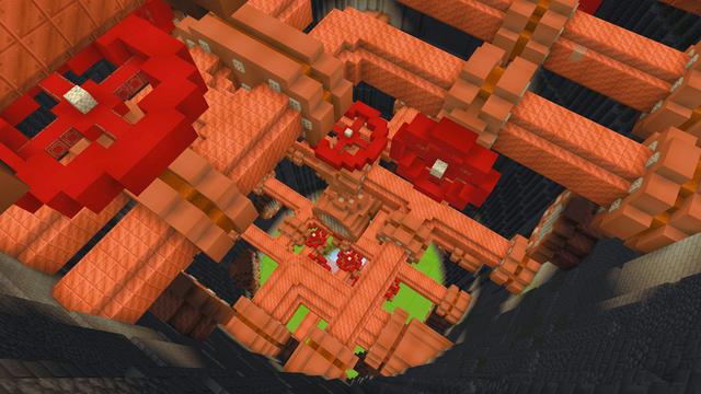 Screenshot of the Minecraft Bedrock Marketplace product GRAVITY DROPPER created by Owls Cubed.