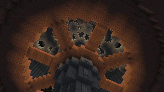 Screenshot of the Minecraft Bedrock Marketplace product GRAVITY DROPPER created by Owls Cubed.
