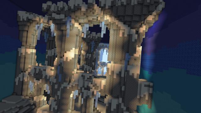 Screenshot of the Minecraft Bedrock Marketplace product GRAVITY DROPPER created by Owls Cubed.