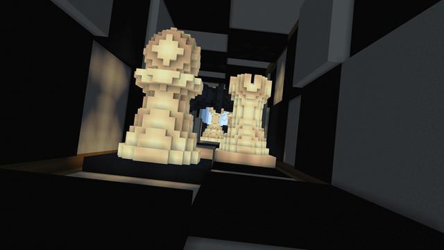 Screenshot of the Minecraft Bedrock Marketplace product GRAVITY DROPPER created by Owls Cubed.