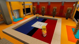 Screenshot of the Minecraft Bedrock Marketplace product Lucky Block Base created by Owls Cubed.