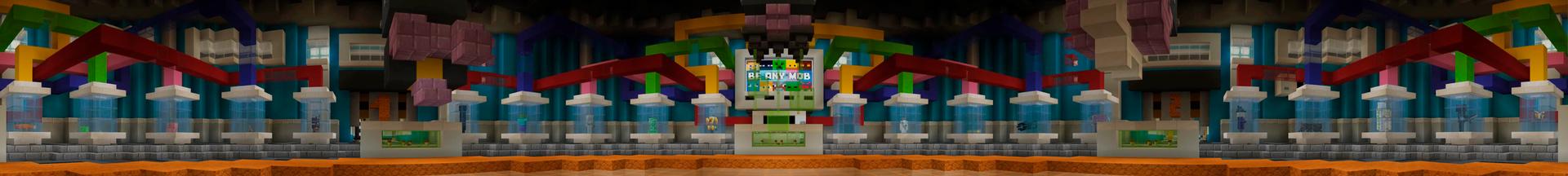 Panorama of the Minecraft Bedrock Marketplace product Mob Lab created by Owls Cubed.