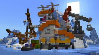 Screenshot of the Minecraft Bedrock Marketplace product Modern Arctic Base created by Owls Cubed.