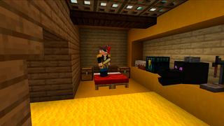 Screenshot of the Minecraft Bedrock Marketplace product Pirate Base created by Owls Cubed.