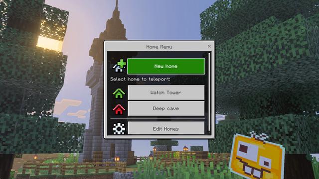 Screenshot of the Minecraft Bedrock Marketplace product Plenty Of Essentials Add-On created by Owls Cubed.