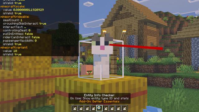 Screenshot of the Minecraft Bedrock Marketplace product Plenty Of Essentials Add-On created by Owls Cubed.