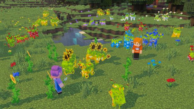 Screenshot of the Minecraft Bedrock Marketplace product Plenty Of Mobs Add-On created by Owls Cubed.