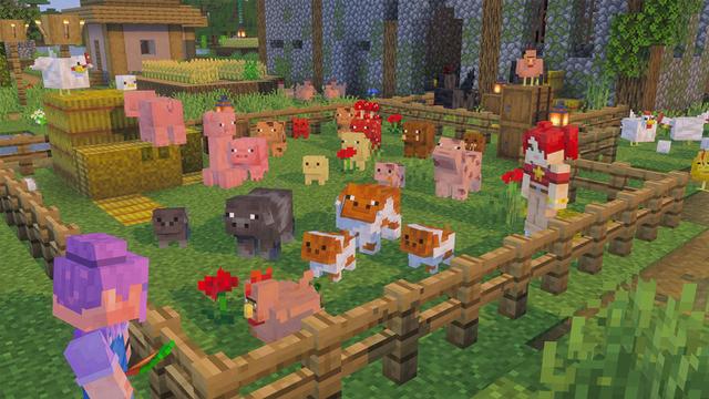 Screenshot of the Minecraft Bedrock Marketplace product Plenty Of Mobs Add-On created by Owls Cubed.