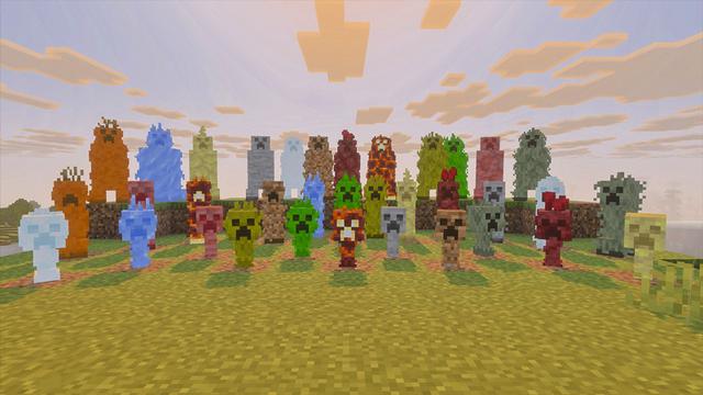 Screenshot of the Minecraft Bedrock Marketplace product Plenty Of Mobs Add-On created by Owls Cubed.