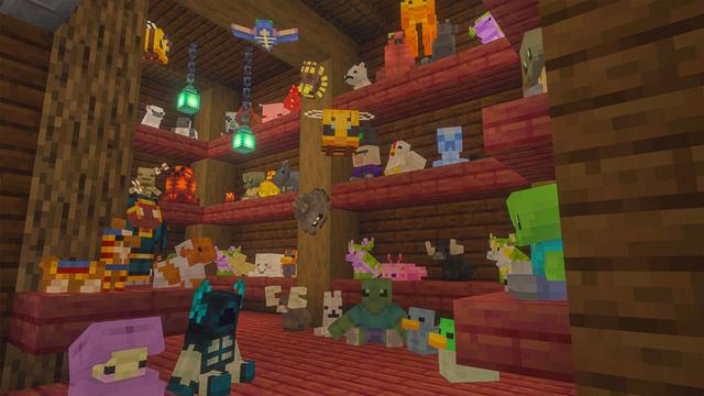 Screenshot of the Minecraft Bedrock Marketplace product Plenty Of Mobs Add-On created by Owls Cubed.