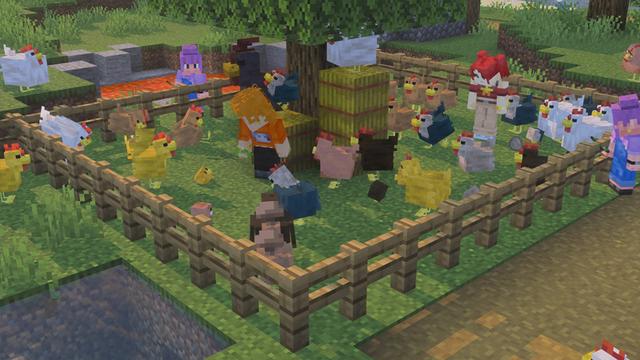Screenshot of the Minecraft Bedrock Marketplace product Plenty Of Mobs Add-On created by Owls Cubed.